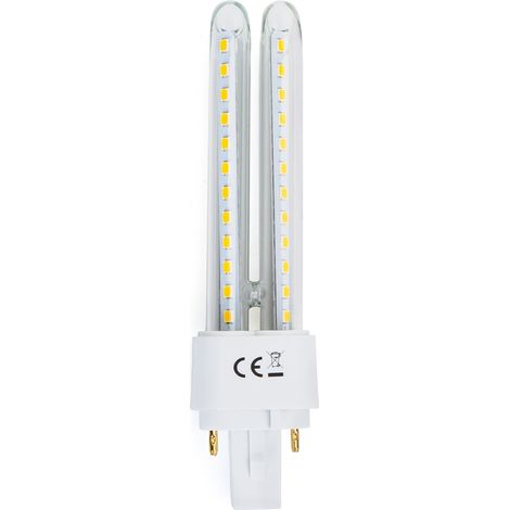 Lampadina Led G24d-3 (2 pin) PL-C 11W Bianco freddo 6400K Aigostar (1/4)