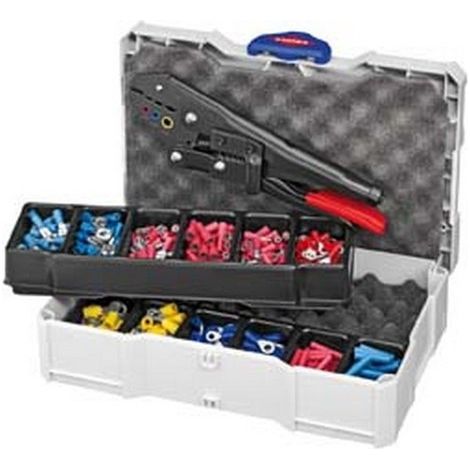 Coffret de sertissage cosses, 301 pièces, pour section de conducteur : 0,5-6 mm² (1/5)