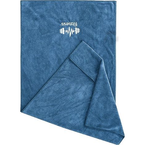 Serviette de sport en microfibre pour la salle de sport et le bain, séchage rapide, absorption optimale pour la course à pied et le basketball en extérieur. (1/5)