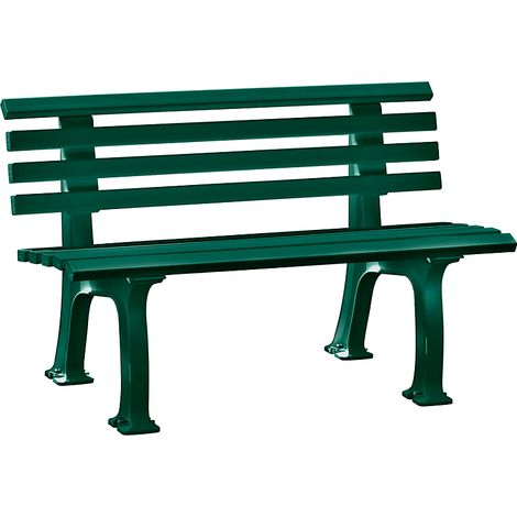 Blome, Banc d'extérieur en plastique, à 9 lames, largeur 1200 (1/5)