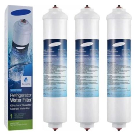 Lot de 3 Filtres à Eau d'Origine DA29-10105J-Pièces détachées pour réfrigérateur-Compatible Réfrigérateur/Congélateur AEG, Bosch, Samsung, Electrolux, Siemens et Autres Marques (1/4)