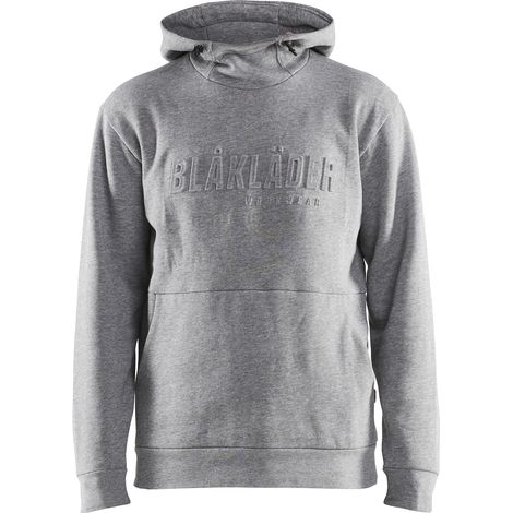 BLAKLADER 3D-Druck Kapuzenpullover T.S - GRAU CHINA - 353011579000-S