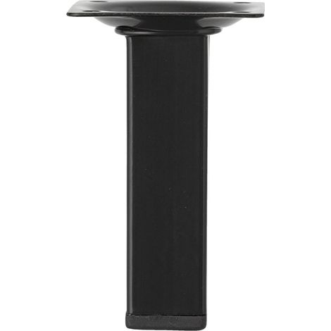 Pied de meuble carré noir 100 mm - Par Pièce (1/2)