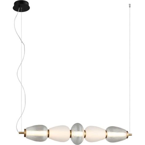 Lampada a sospensione a LED 22W GASTEL PND749375BK Italux (1/2)
