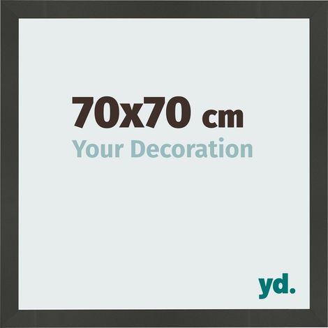 yd. - Cadre photo 70x70 - Anthracite - MDF - Bologna (1/5)