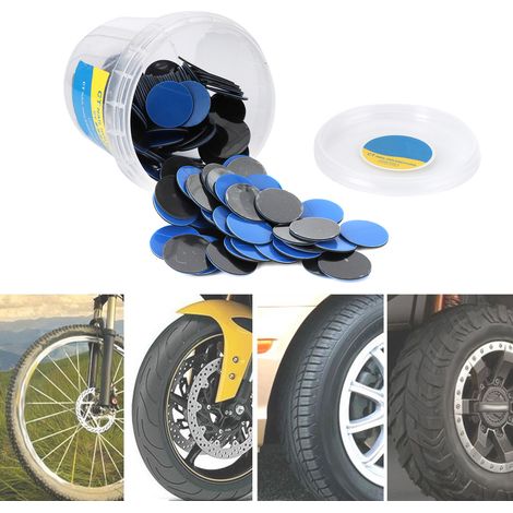 Universeller Kaltreparaturflicken für schlauchlose Auto- und Motorradreifen, 25 mm multifunktionaler Reifenreparaturflicken (KDS25), 100 Stück. (1/5)