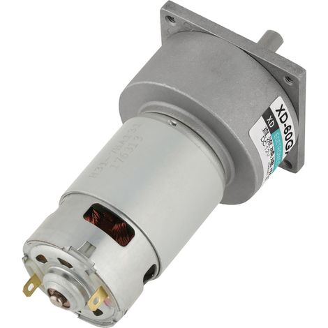 35-W-Mikro-Gleichstrom-Metallgetriebemotor, Drehzahlregelung, Rechts-/Linkslauf (12 V, 30 U/min) (1/5)