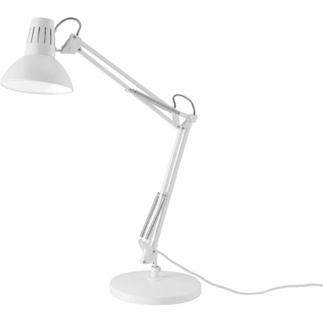 "Lampada da tavolo ARTIFEX regolabile in metallo bianco" (1/3)
