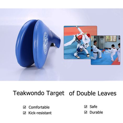 Sac de frappe pour entraînement Taekwondo Karate Kickboxing - Cible double coup de pied (1/2)