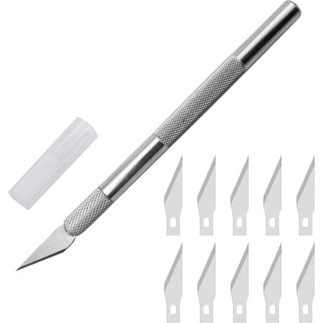 Skalpell-Set, Präzisionsskalpell mit 10 Klingen (1/5)