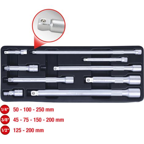 KS TOOLS Jeu de rallonges articulées, 9 pcs ( 911.0009 ) (1/3)