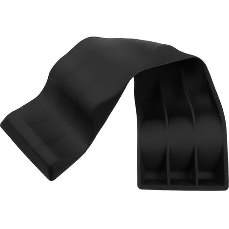 support à bouteilles de vin en silicone pliable, style créatif, pour vin rouge et cola.-29X7.5X1.5CM-Black