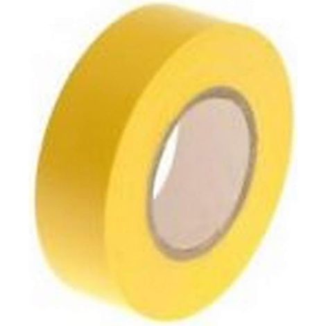 10 rouleaux isolants pour électricien - Rubans de 14mètres - JAUNE