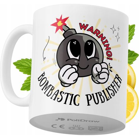 Lustige Kaffeetasse mit witzigem Textdesign für Verleger – ideal für Geburtstage, Namenstage und Feiertage. Hochwertige Tasse für besondere Anlässe, ob im Büro oder zu Hause. Farbe: Weiß, 330 ml.