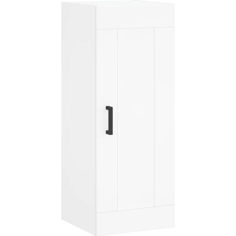 Maison Exclusive - Armario de pared madera de ingeniería blanco 3 (1/5)