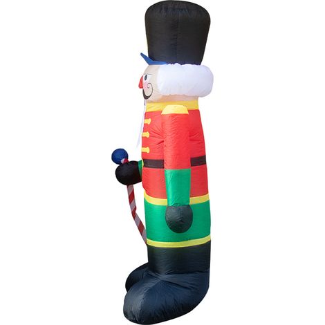 Décoration gonflable de Noël Père Noël/Soldat, modèle Air Model, pour intérieur et extérieur, 220-240 V (1/4)