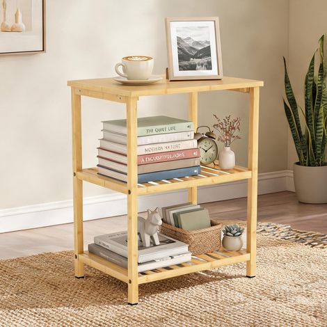 Table basse en bambou 40,6 x 30 x 50,5 cm (1/5)