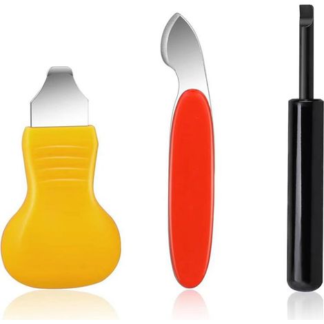 Kit Changement Pile Montre - Ouvre-Boitier Montre 3 Pièces - Outil Réparation Montre Acier Inoxydable et Aluminium CNC - Pour Montres à Pression ou Vissées - 3 Pièces