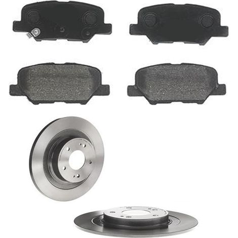 KIT FRENI POSTERIORI compatibile con MITSUBISHI ASX (GAW) - DISCHI + PASTIGLIE OEM: P 61 111 / 18312 , 17776 , 17971 /SOSTITUZIONE DIRETTA/BASSA POLVERE/SILENZIOSO (1/5)