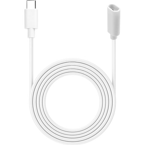 Câble Prolongement USB-C Mâle Vers Femelle, 6m Long Cordon de Prolongement Forme C Compatible avec Caméra D'intérieur Pivot-Inclinaison (Version 2024)/ Chargeur Mag-Safe (1/5)