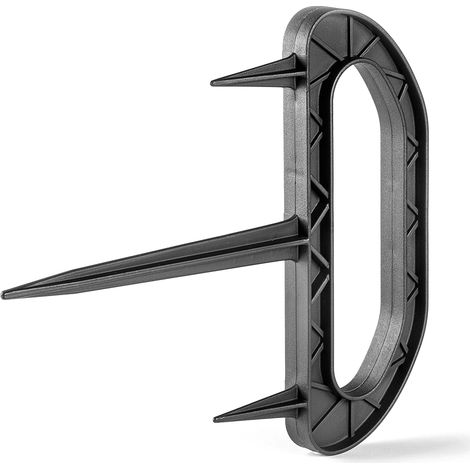 100 ERDANKER mit Handgriff 15cm Länge Erdnägel für Unkrautvlies o. Widerhaken (1/2)
