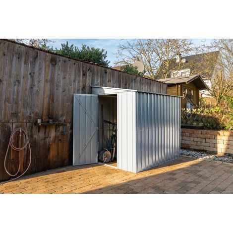 Wand-Zierde Lean To 58 H178 silber metallic (1/5)