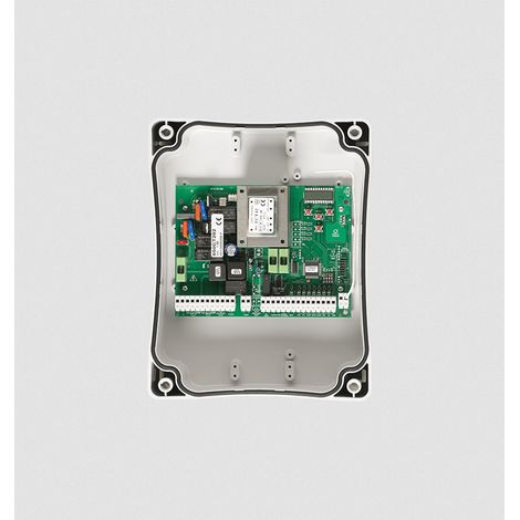 900CT202 Centrale de commande pour 2 moteurs de portails battants – 230 Vac – Embrayage électronique – Ralentissements intégrés – Key Automation