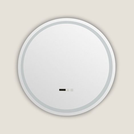 Specchio da Bagno con Luce LED Ø60 cm Stiniva  Selezionabile (Caldo-Naturale-Freddo)