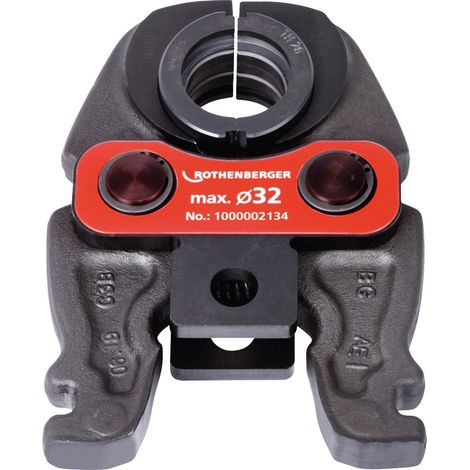 Rothenberger – Mâchoire interchangeable pour presse d'atelier – Compatible avec systèmes de tuyauterie 12-32mm – Longue durée de vie – Arret sécurisé