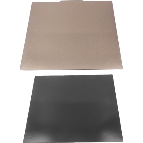Feuille PEI texturée Double face, plaque de construction en acier à ressort Flexible, magnétique pour accessoires d'imprimante 3D CR10 (1/5)