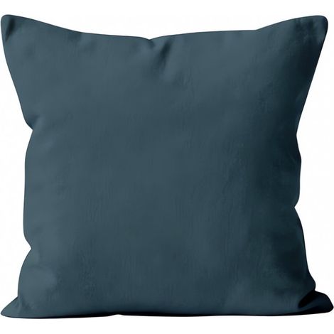 Housse de coussin 40X40 cm ALIX bleu celadon, par Soleil d'ocre