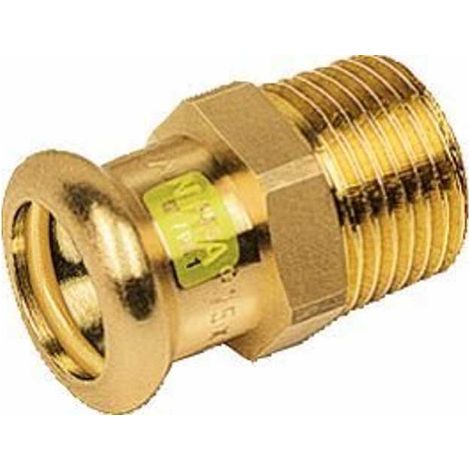 SANHA Gas-Pressfit., Überg.-Nip. 42x11/2 Rotguss, Nr.11243g - 83068446 von Buderus