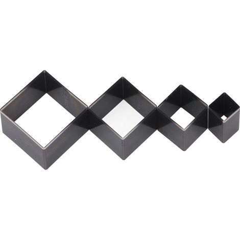 4 pièces matrice de découpe en alliage d'acier 48 38 28 18mm outil polyvalent pour cuir tissu argile ceinture (1/5)