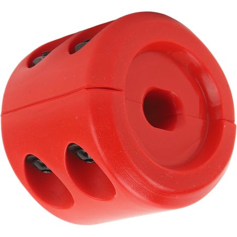 Butée de câble de treuil en caoutchouc avec clé hexagonale pour VTT, UTV, SUV, camions, véhicules tout-terrain, rouge (1/5)