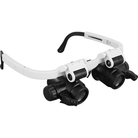 Loupe grossissante 23x à tête réglable avec lumière LED pour la réparation de montres et l'identification de bijoux (1/5)