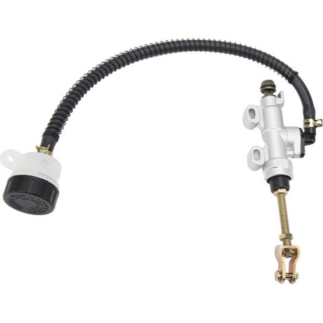 Maître-cylindre de frein arrière universel pour moto, avec réservoir, compatible ATV, quad et dirt bike (1/5)