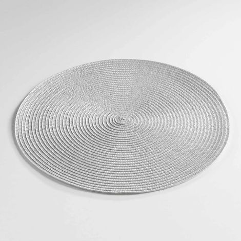 Set de Table (Ø 35 cm) Zebulon Gris, Polypropylène (1/3)