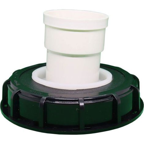 Filtre à bouchon en nylon pour réservoir IBC - - Lavable - Couvercle inclus - Pour réservoir 1000 L - DN 75 COLLECTEUR D'EAU (1/2)