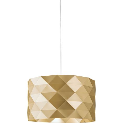 Lampadario Moderno Prisma Polilux ® New Gold E Metallo Cromo 3 Luci E27 (1/2)