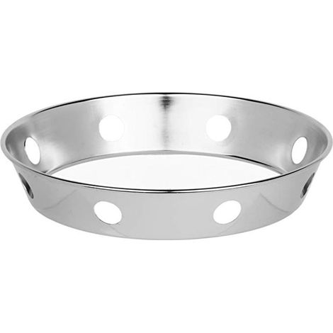 Support à casseroles rond en acier inoxydable pour wok, réversible. (1/5)