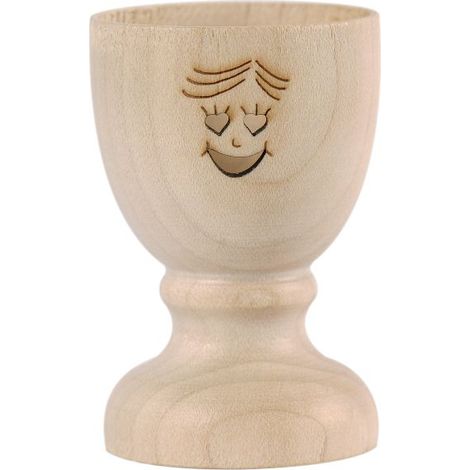 Coquetier Bois - Smiley - Patisse
