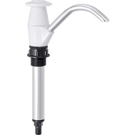 Pompe à eau Potable, Pompe à eau Manuelle, Eau de Presse Manuelle, Eau de Lavabo de Caravane Eau Pompe à main Remorque de Camping Double Action, Outil de Pompage de Rechange pour Camping(Blanc) (1/5)