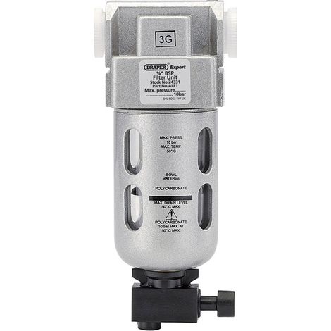 Draper Expert 1/4" BSP Air Line Filter Unit (Model 24331)