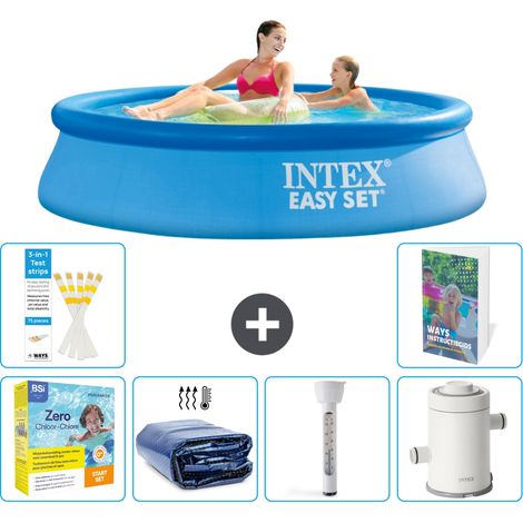 Easy Set Pool Rund - 244x61 cm - 7-teilig S10