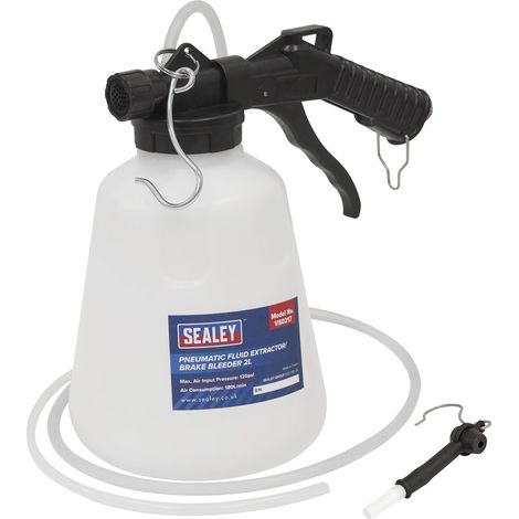 Sealey VS0217 Pneumatic Fluid Extractor/Brake Bleeder 2L
