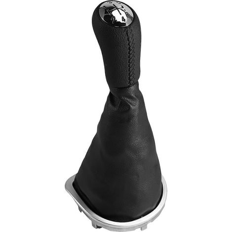 Rotule de levier de vitesses à 5 rapports pour Renault Clio 3III 2005-2012, avec manchon de levier, référence 8200379961, rotule chromée avec garniture noire. (1/4)