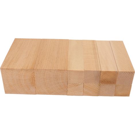 10 blocs de sculpture en tilleul non traité, haute résistance, bois massif tendre pour la sculpture sur bois (1/5)