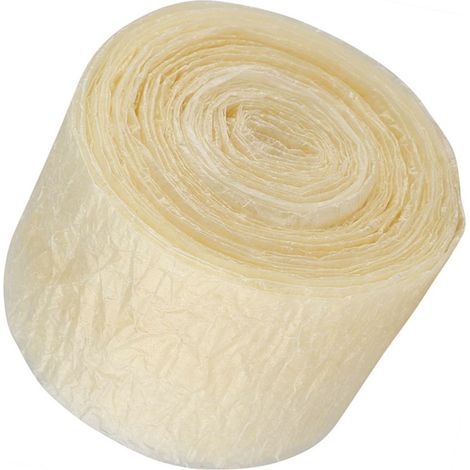 Doppellagige, essbare Trockenwursthülle für schmackhafte, hausgemachte Würste, Schinken, 8 m (1/5)