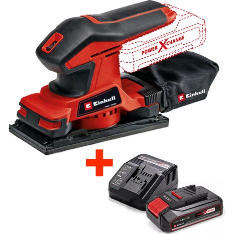Einhell Akku Schwingschleifer TC-OS 18/187 Li Solo + 2,5Ah Akku (1/5)