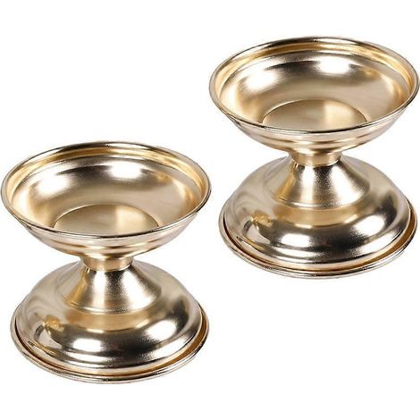 Ensemble de 2 chandeliers européens raffinés pour centres de table et décorations de salle à manger (1/4)